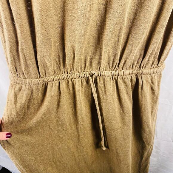 Tommy Bahama Sleeveless 100% Linen Sleeveless Drawstring Waist Dress Size XS - Picture 3 of 7